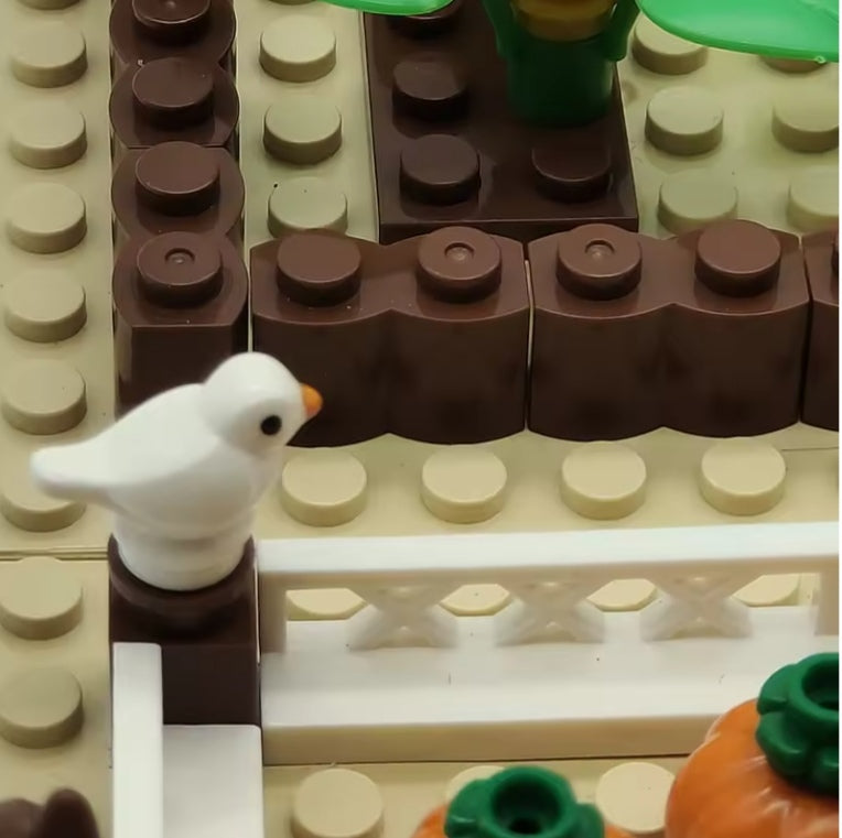 Pineapple Pumpkin Garden Building Blocks Set Toys tys bbs