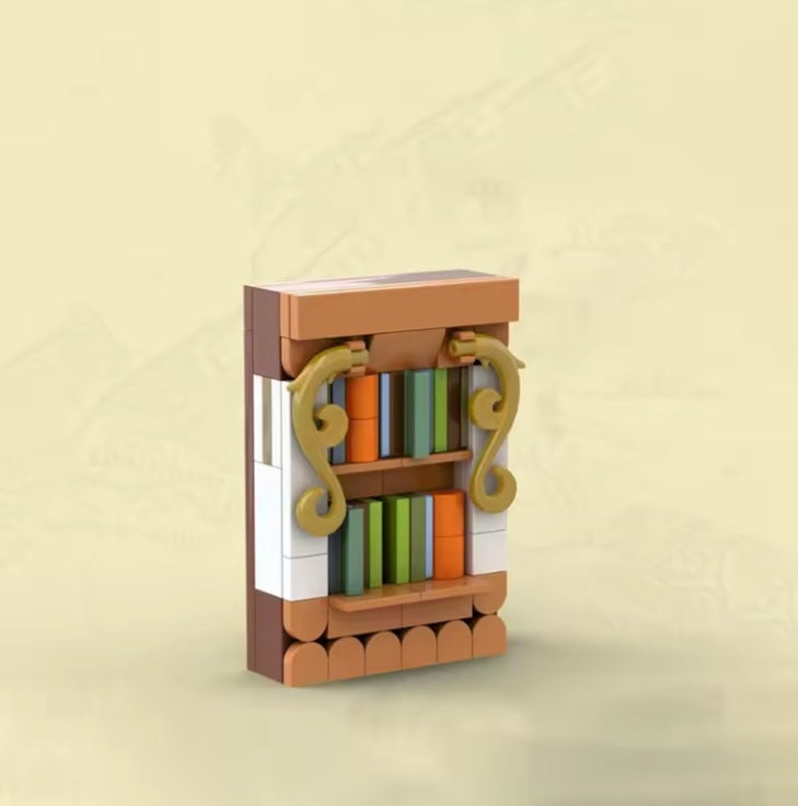 Children's Bookshelf Building Blocks Set Toys tys bbs