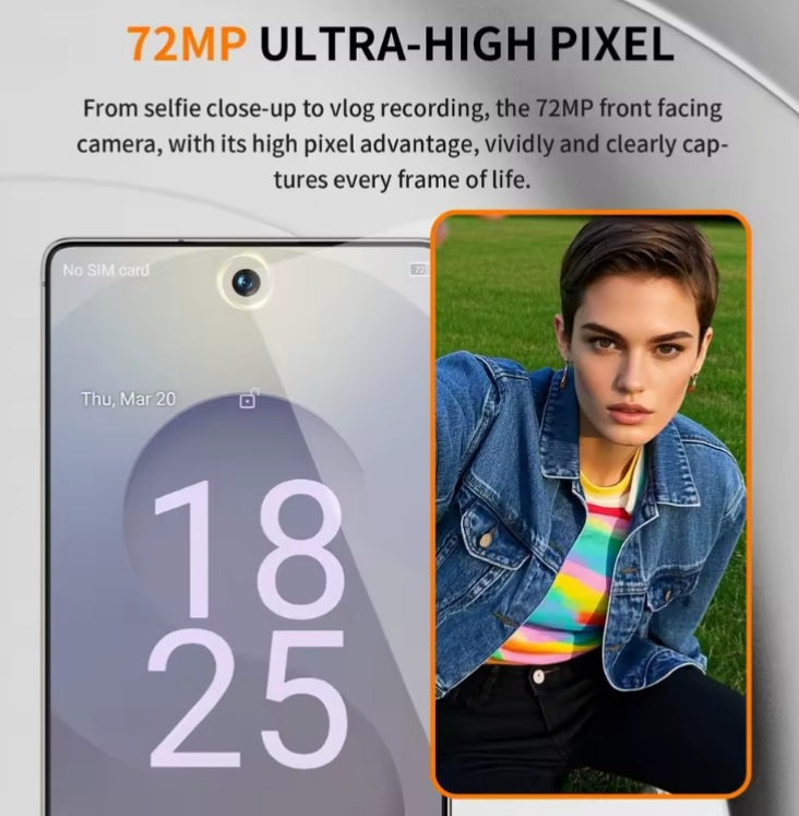 2025 S26 Ultra 7.3inch HD 4G 5G Android 22GB+2TB (Gold) Smartphone smp