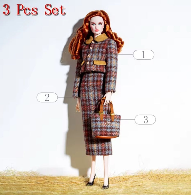 3 Piece Set Supermodel Doll Clothes dll tys dll