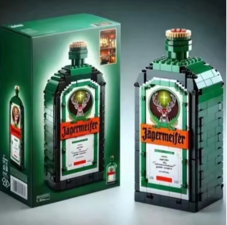 Home Decor Whiskey Bottle Building Blocks Set Toys tys bbs