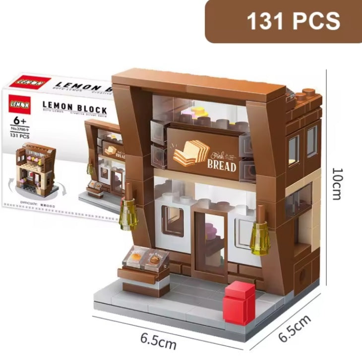 City Street Bakery Building Blocks Set Toys tys bbs