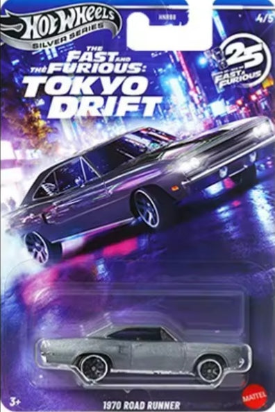 Hot Wheels 1970 Road Runner Fast & Furious Toy Car