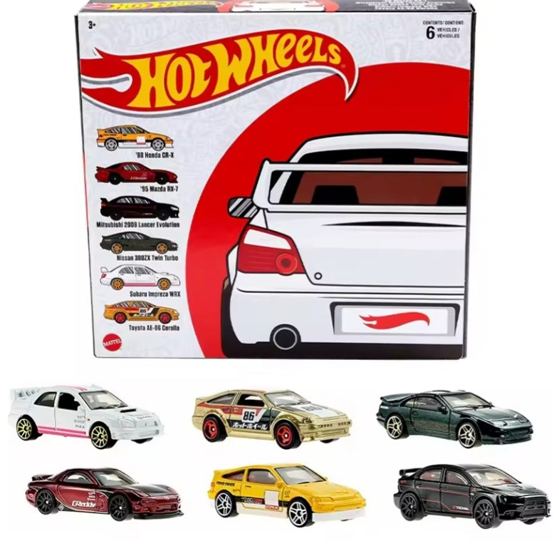 Hot Wheels Premium 6 Piece Set Toy Cars tys crs