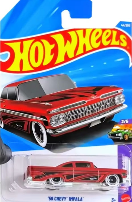 Hot Wheels 2026 Mainline Series '59 Chevy Impala Toy Car crs tys