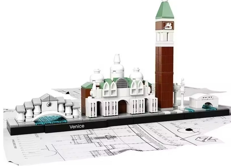Venice City View Building Blocks Set Toys tys bbs