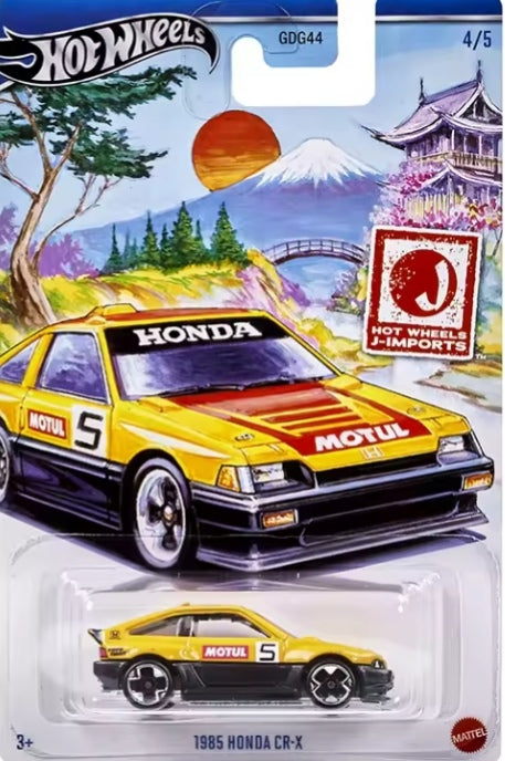 Hot Wheels Silver Series "1985 Honda CR-X" Toy Car tys crs