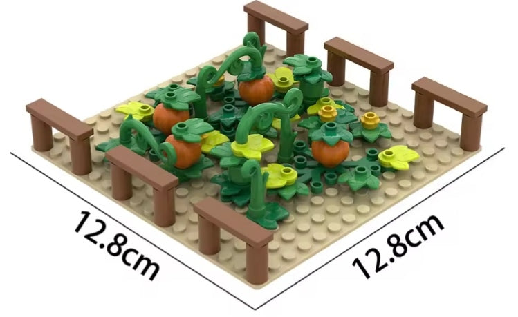 Children's Farm Crops Pumpkin Building Blocks Set Toys tys bbs