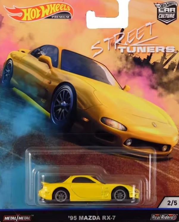 Hot Wheels Premium JDM Mazda Series "1995 Mazda RX-7" Toy Car tys crs