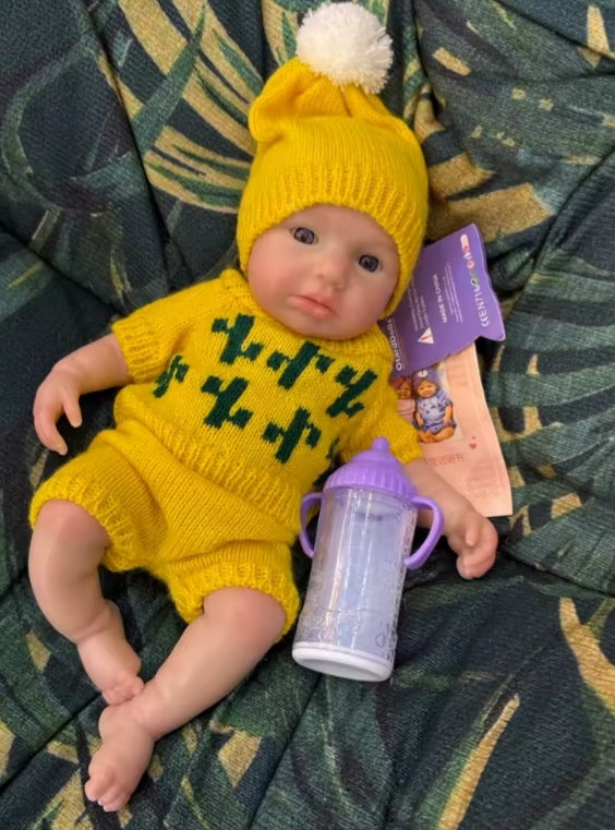 13inch Loulou Silicone Reborn Baby Doll dll tys