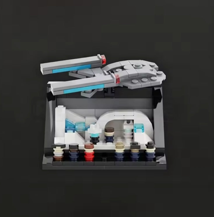Star Trek Starfleet Legends Five Model Building Blocks Set Toys tys bbs