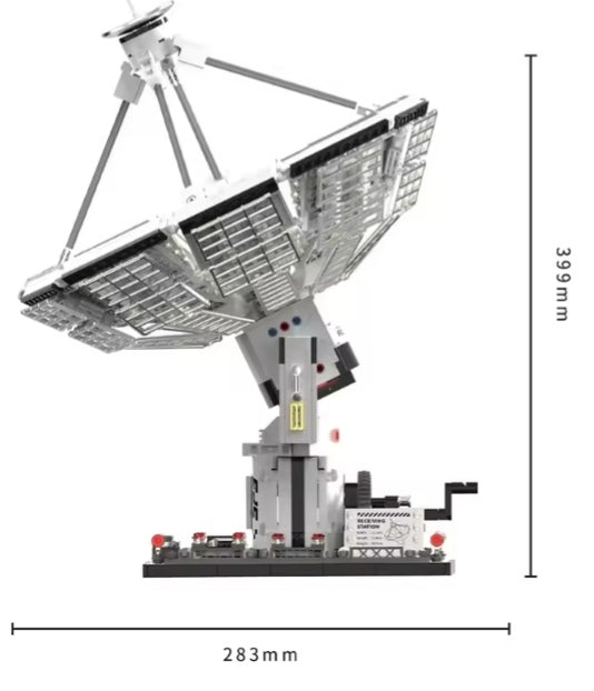 Home Decor Space Signal Receiving Base Building Blocks Set Toys (no box) tys bbs