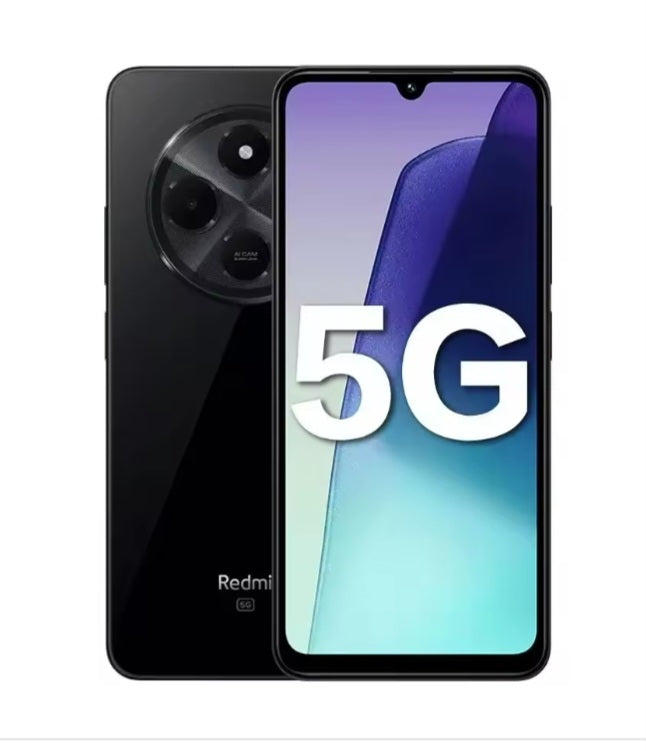 Xiaomi Redmi 14R 5G Global Version Black Smartphone Facial Recognition & Fingerprint Unlock Function Dust Water & Scratch Resistant HD Screen Super/Fast Charging Smartphone (RAM 4GB+128GB ROM). smp