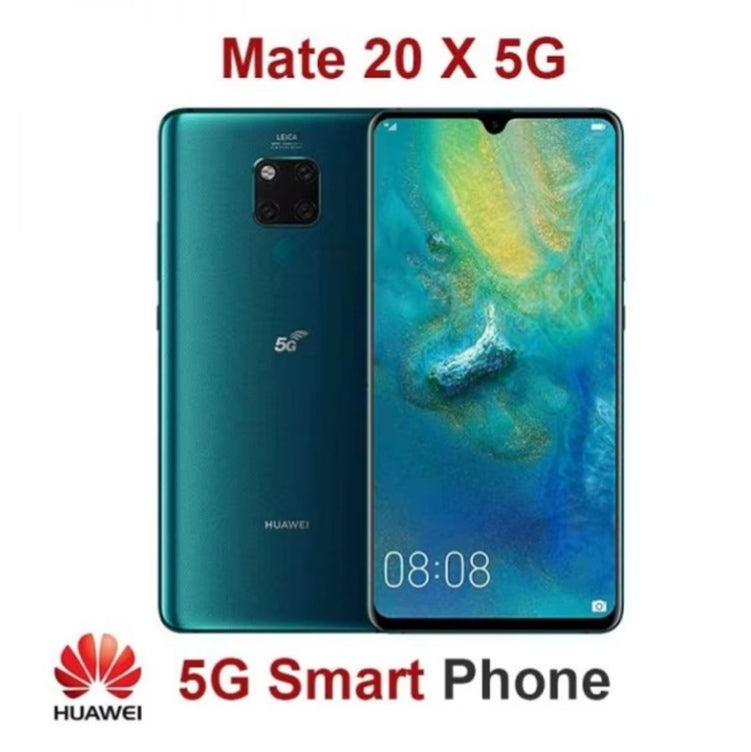 Huawei Mate 20 X 5G Global Version Smartphone Facial Recognition & Fingerprint Unlock Function Dust Water & Scratch Resistant HD Screen Super/Fast Charging (RAM 8GB+256GB ROM) (Green) Smartphone smp