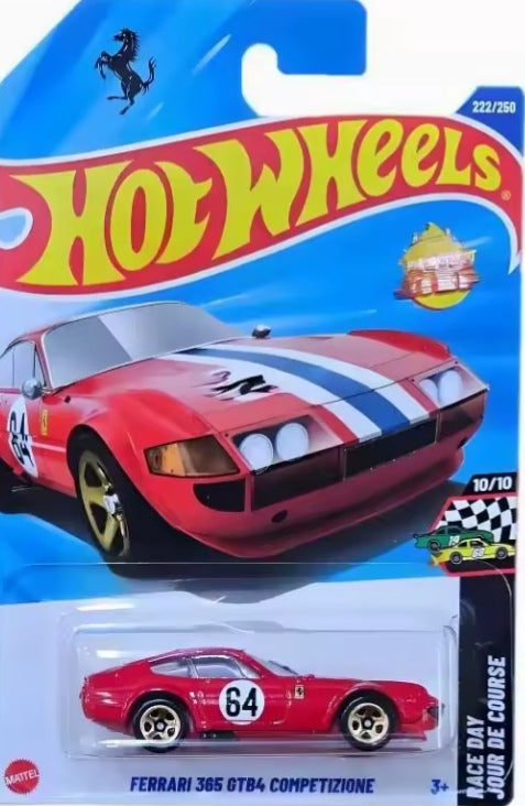 2025 Hot Wheels L J Batch "Ferrari 365 GTB4" Toy Car tys crs