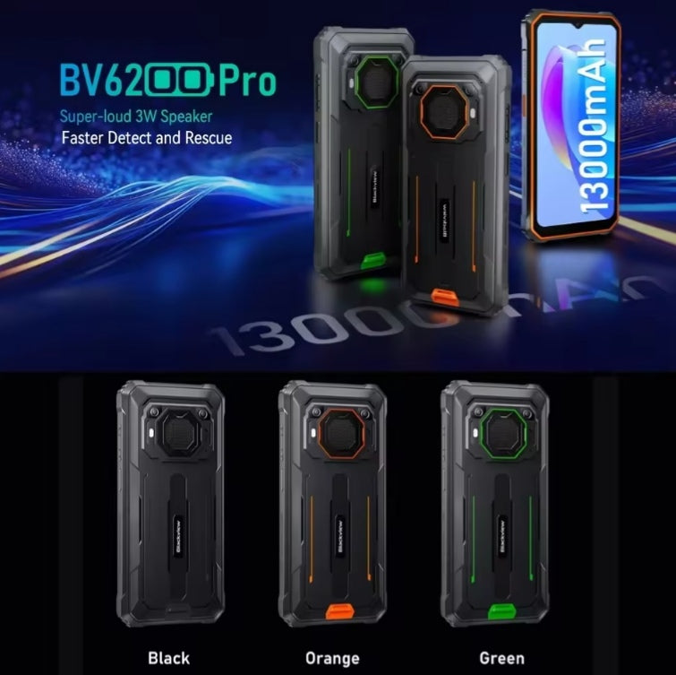 Blackview BV6200 Pro 6GB+128GB Android Smartphone smp