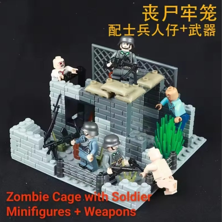LEGO Military Base WWII Soldier Fortification Tower tys bbs