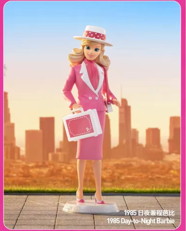 Original Popmart Barbie Fashion Series "1985 Day-To-Night Barbie" Doll dll tys