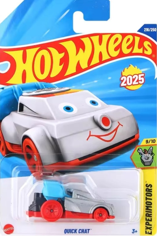 Hot Wheels 2025-Q Case Alloy "Quick Chat" Toy Car tys crs