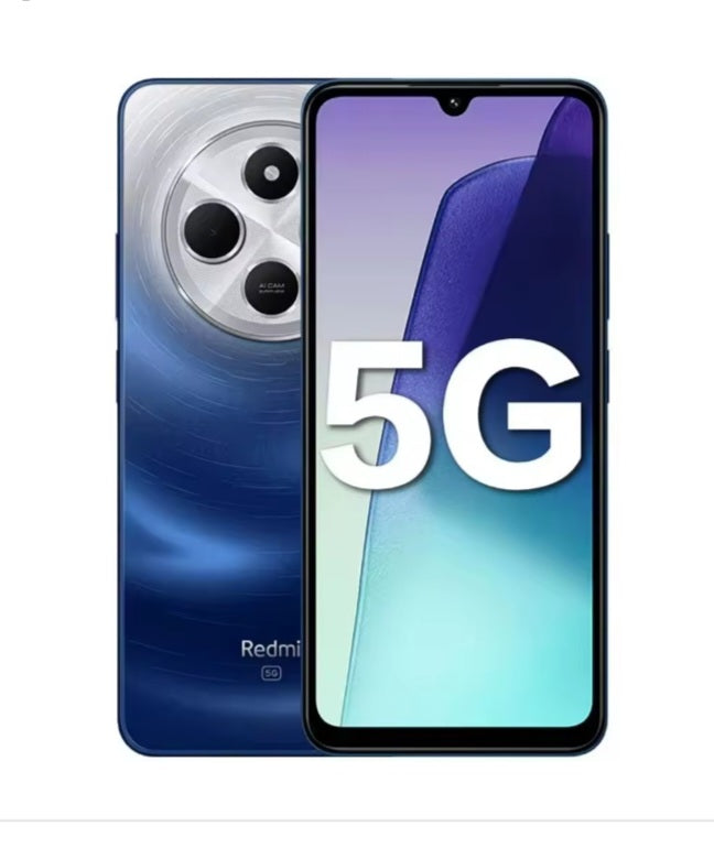 Xiaomi Redmi 14R 5G Global Version Blue Smartphone Facial Recognition & Fingerprint Unlock Function Dust Water & Scratch Resistant HD Screen Super/Fast Charging Smartphone (RAM 8GB+128GB ROM). smp