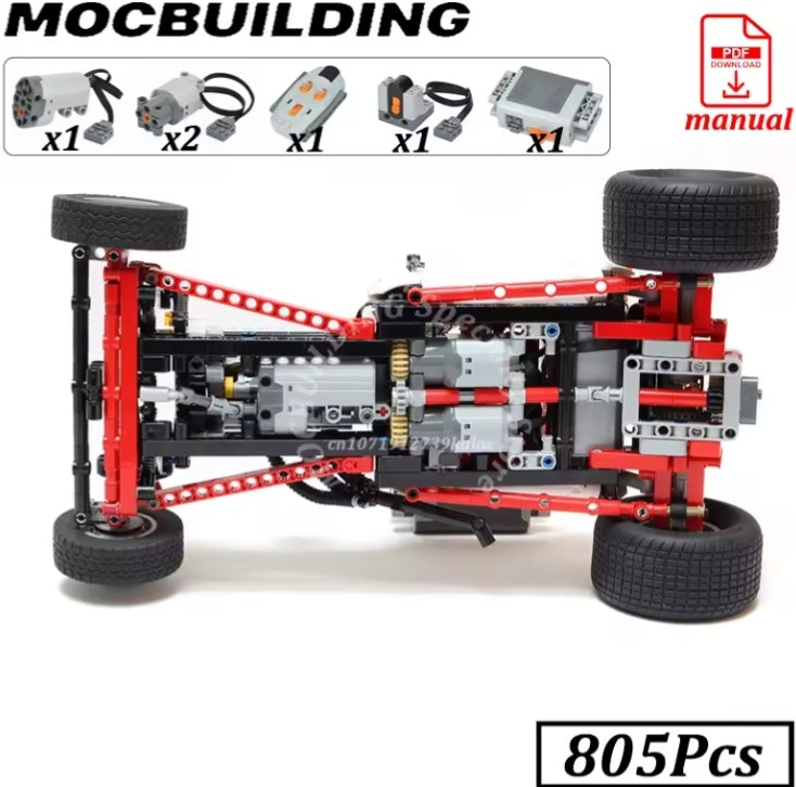 Remote Control Car Hot Rod Model Building Set Toys tys bbs crs