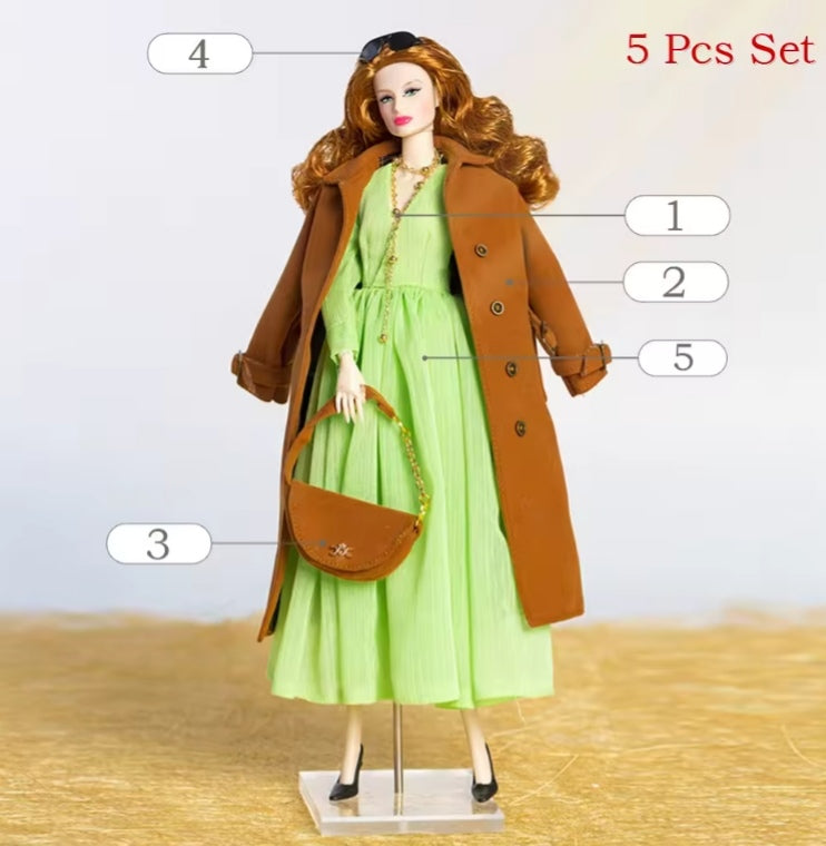 5 Piece Set Supermodel Doll Clothes dll tys