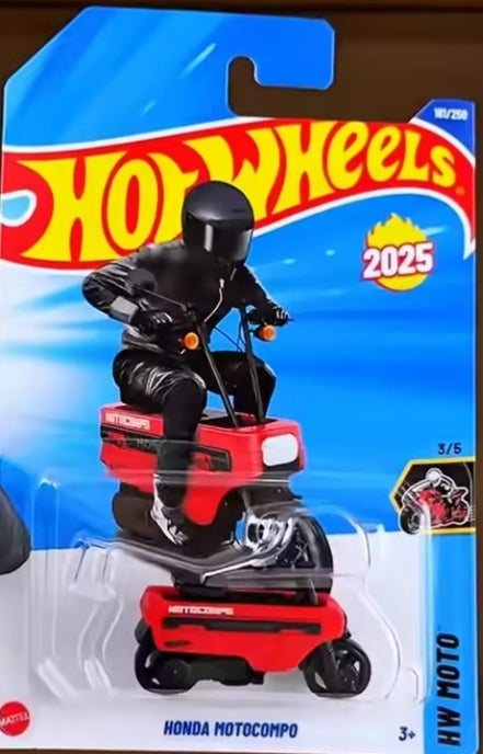 2025 Hot Wheels L J Batch "Honda Moto compo" Toy Car tys crs