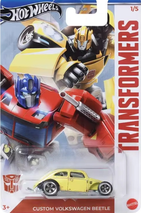 Hot Wheels Transformers Series "Custom Volkswagen Beetle" Toy Car tys crs