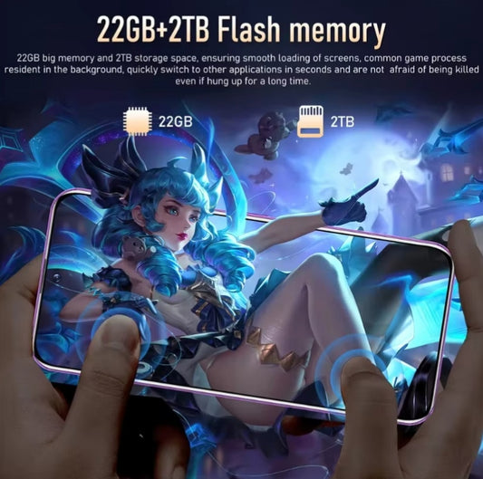 2025 High Quality LCD Screen S25 Ultra 7.3 Inch (Blue) Smartphone smp