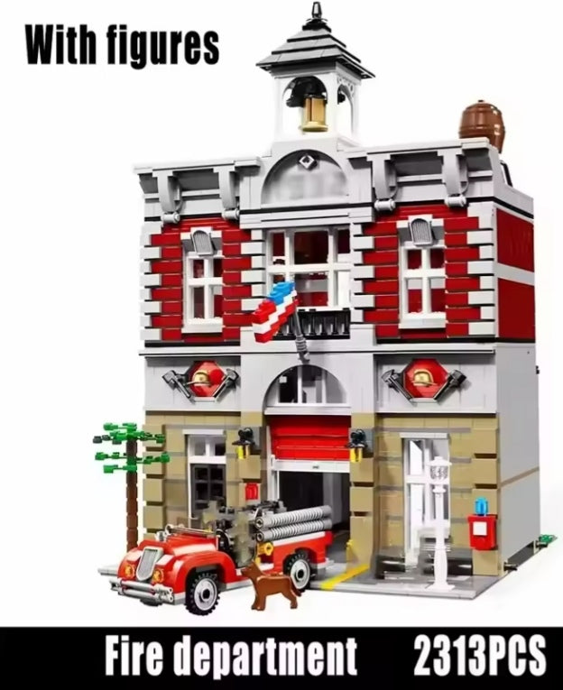 Fire Department Building Blocks Set Toys tys bbs
