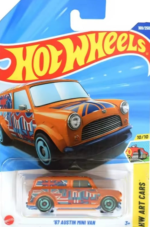2025 Hot Wheels L J Batch '67 Austin Mini Van" Toy Car tys crs