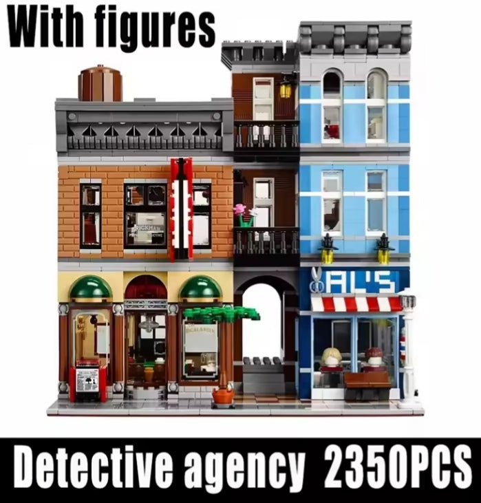 Detective Agency Building Blocks Set Toys tys bbs
