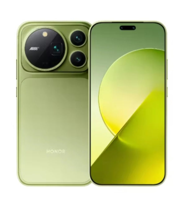 Honor Magic 9 Pro Max Green Smartphone Facial Recognition & Fingerprint Unlock Function Dust Water & Scratch Resistant HD Screen Super/Fast Charging Smartphone (RAM 12GB+512GB ROM). smp