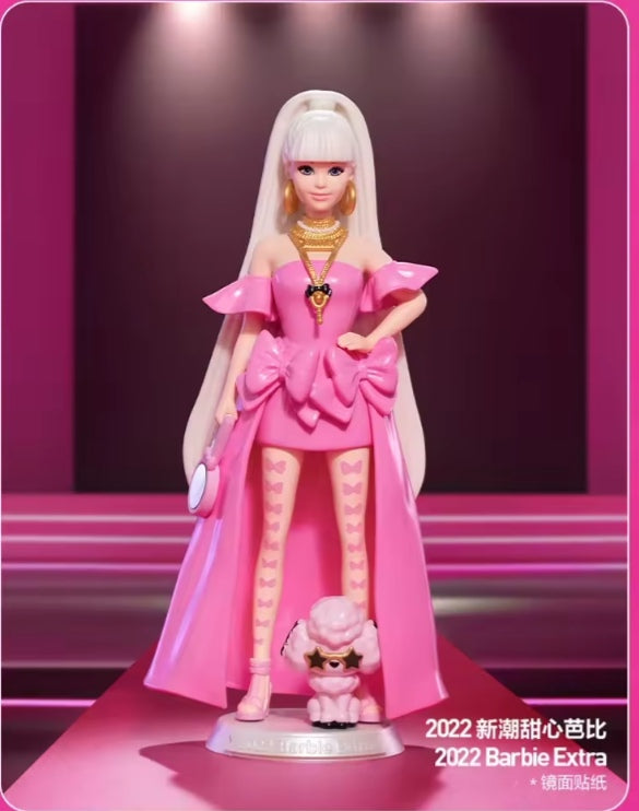 Original Popmart Barbie Fashion Series "2022 Barbie Extra" Doll dll tys