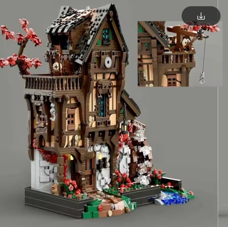 European Medieval Street Scene Building Blocks Set Toys tys bbs