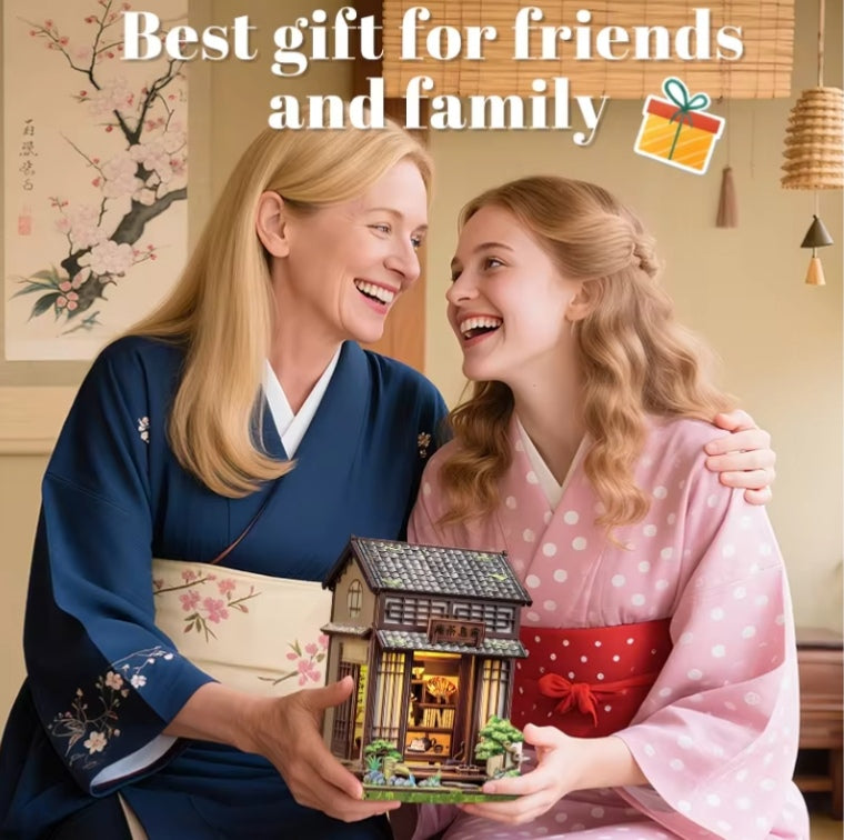 Wooden Mini Dollhouse Building Kit tys bbs