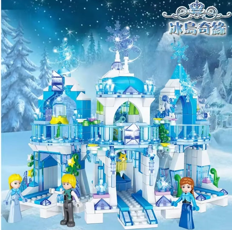 Frozen Princess Ice Castle Set Building Blocks Toys tys bbs