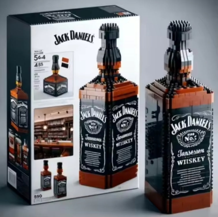 Home Decor Whiskey Bottle Building Blocks Set Toys tys bbs