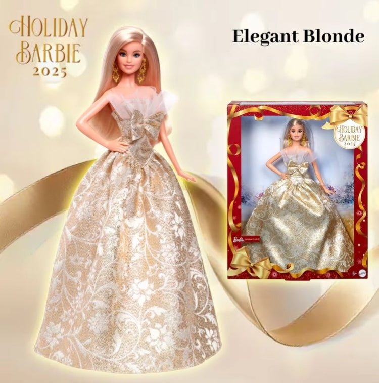 Holiday Barbie 2025 Collection "Elegant Blonde" Doll tys dll