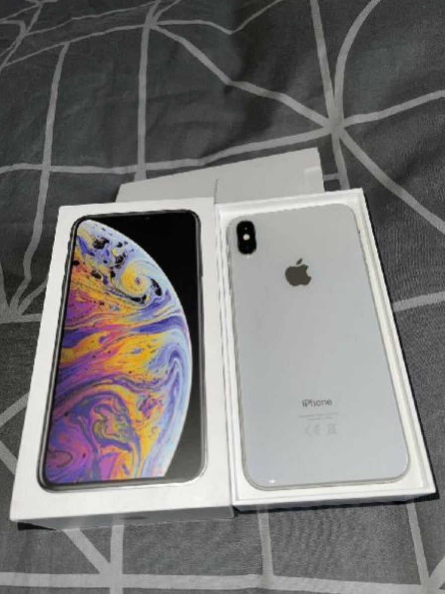 Apple iPhone XS Max Smartphone Facial Recognition Function Dust Water & Scratch Resistant HD Screen Super/Fast Charging (512GB ROM) (White) Smartphone smp