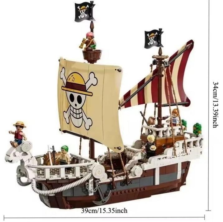 Going Merry Pirate Ship Building Blocks Set Toys tys bbs