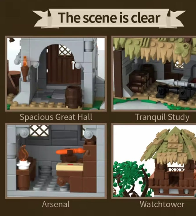 Children's Green Forest Building Blocks Set Toys tys bbs