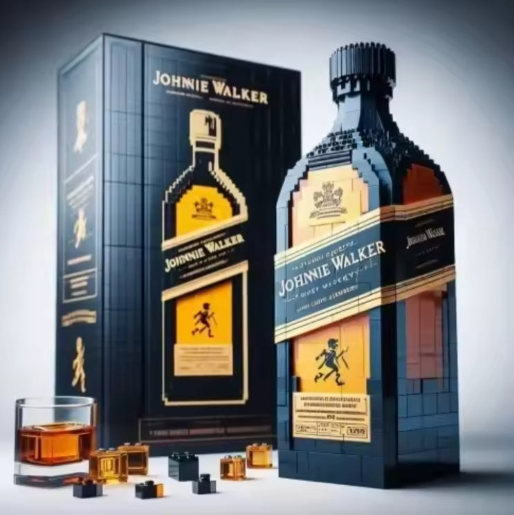 Home Decor Whiskey Bottle Building Blocks Set Toys tys bbs