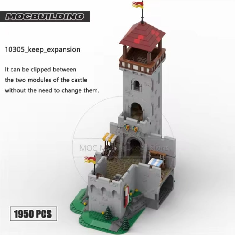 Children's Medieval Tower Castle Building Blocks Set Toys tys bbs