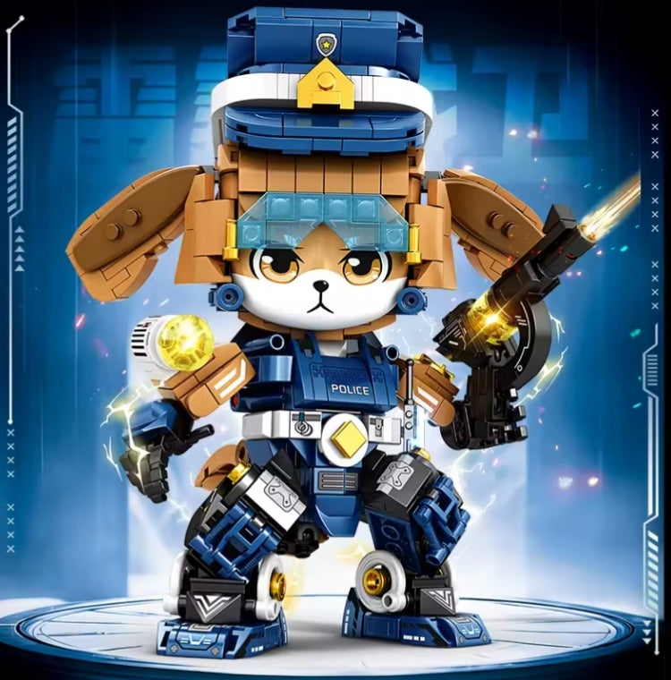 Robotic Dog Building Blocks Set Toys tys bbs rbt dll