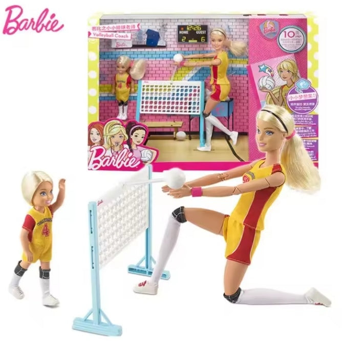 Original Barbie Doll 25th Anniversary Collector's Edition "Volleyball Coach" Barbie dll tys