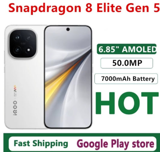 (Copy) Vivo Iqoo 15 5G Chinese Version Green Smartphone Dust Water & Scratch Resistant HD Screen Super/Fast Charging Smartphone (RAM 16GB+256GB ROM). smp