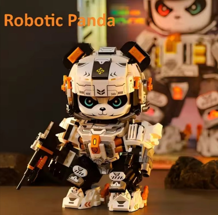 Robot Panda Building Blocks Set Toys tys bbs dll rbt
