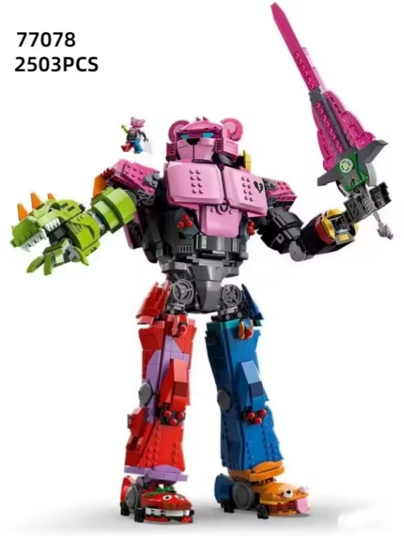 Home Decor Mecha Team Leader Building Blocks Set Toys tys bbs