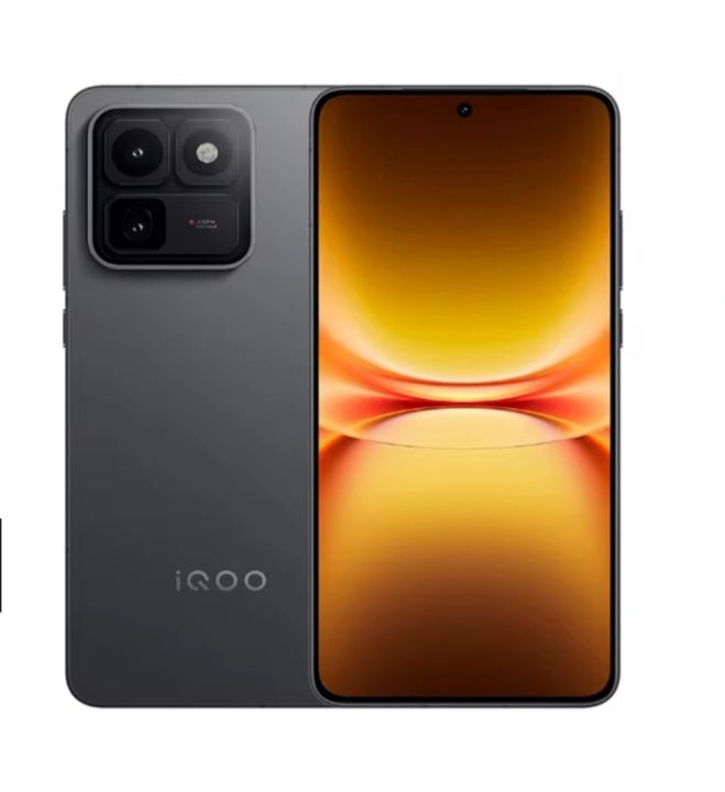 Vivo Iqoo 15T 5G Chinese Version Black Smartphone Dust Water & Scratch Resistant HD Screen Super/Fast Charging Smartphone (RAM 16GB+256GB ROM). smp